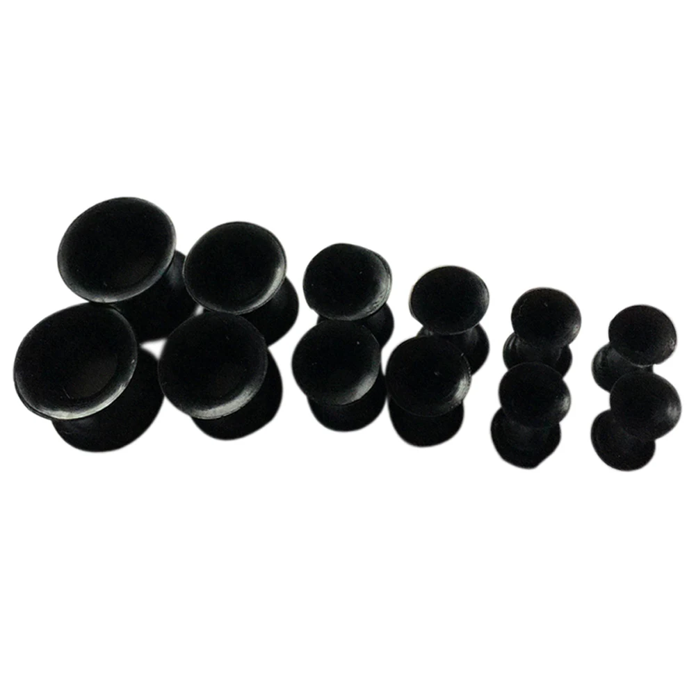 12 шт. черные растягивающие пробки для ушей набор расширители новые TK ing|Уход за