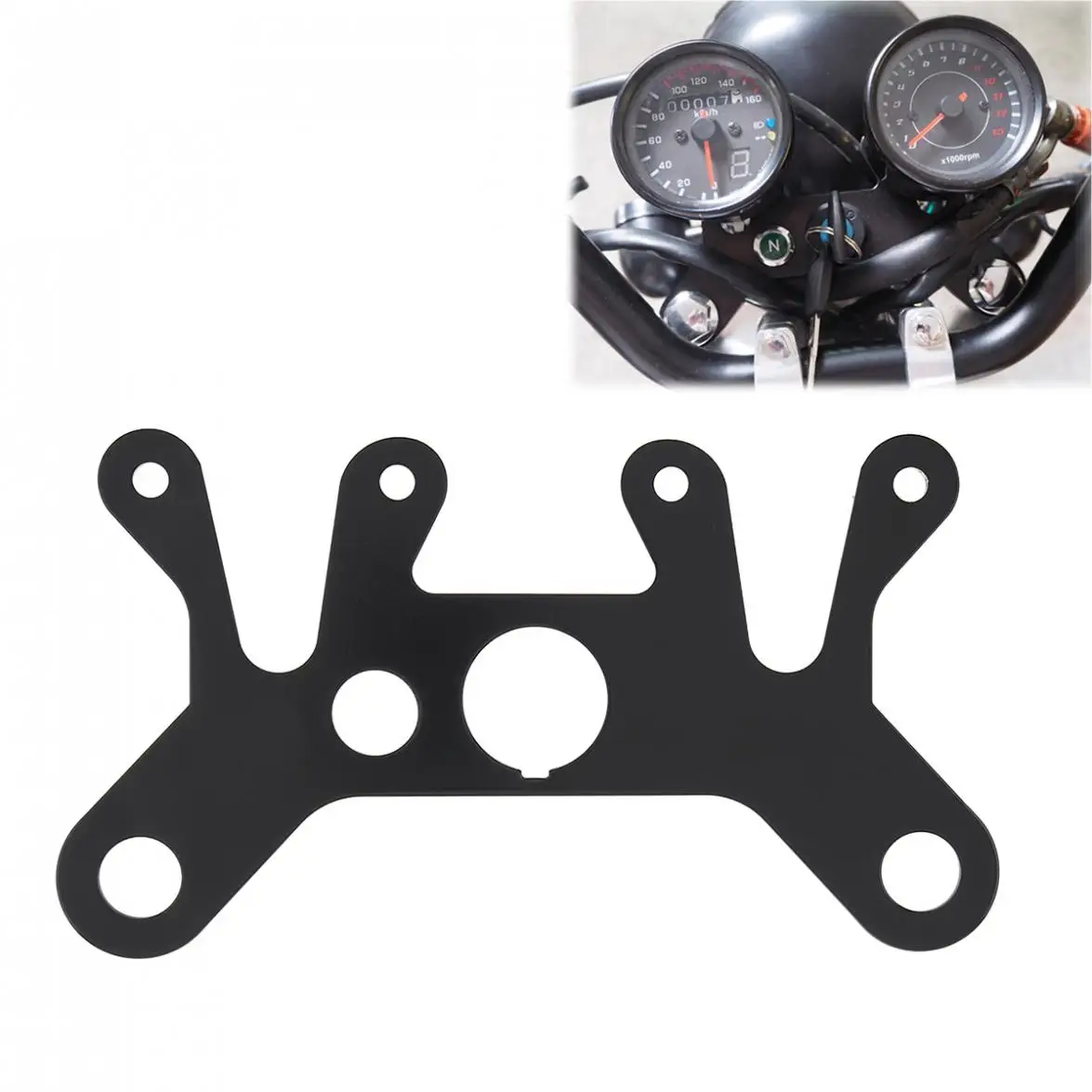 Metal Retro Motorcycle Bracket Odometer Mount Stand Tachometer Speedometer for CG125 /Jialing 70/ZJ125 / XF125 | Автомобили и