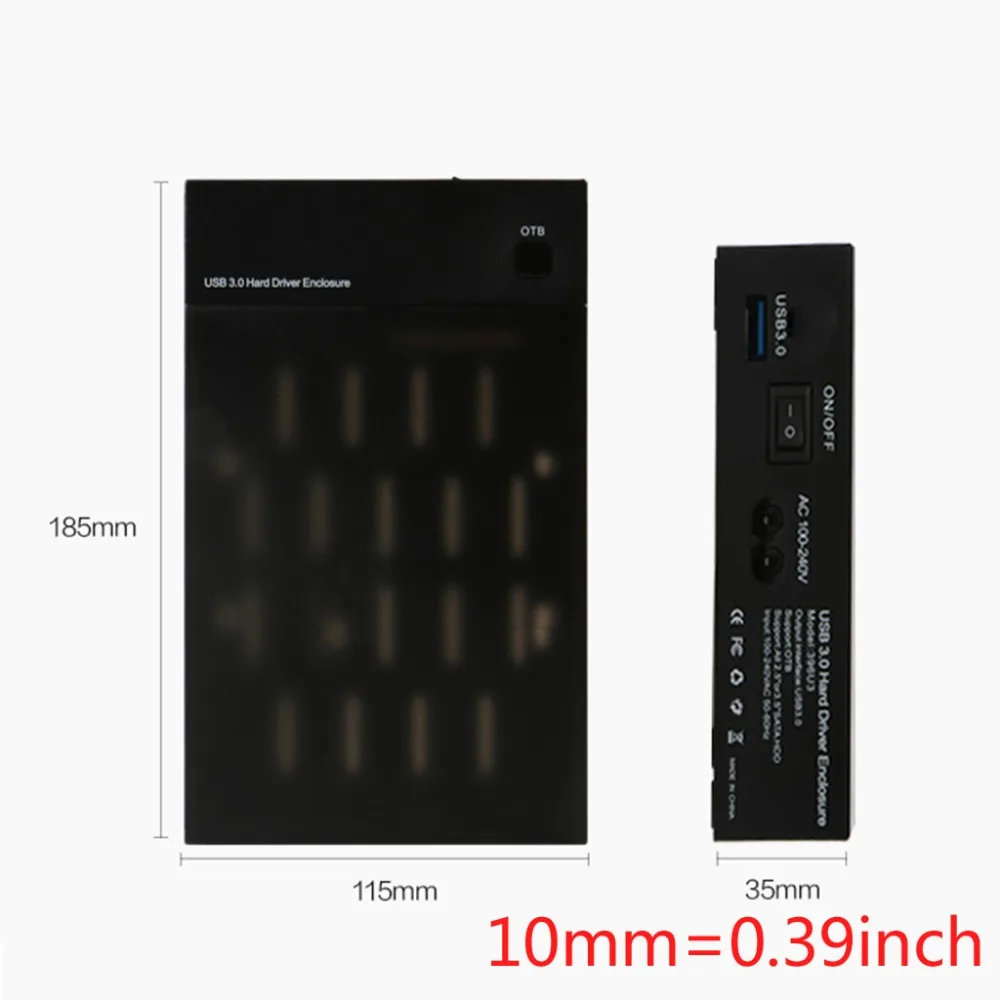 Корпус для жесткого диска USB3.0 на SATA3.0 двойной высокоскоростной 2 5 дюйма 3 SSD SATA