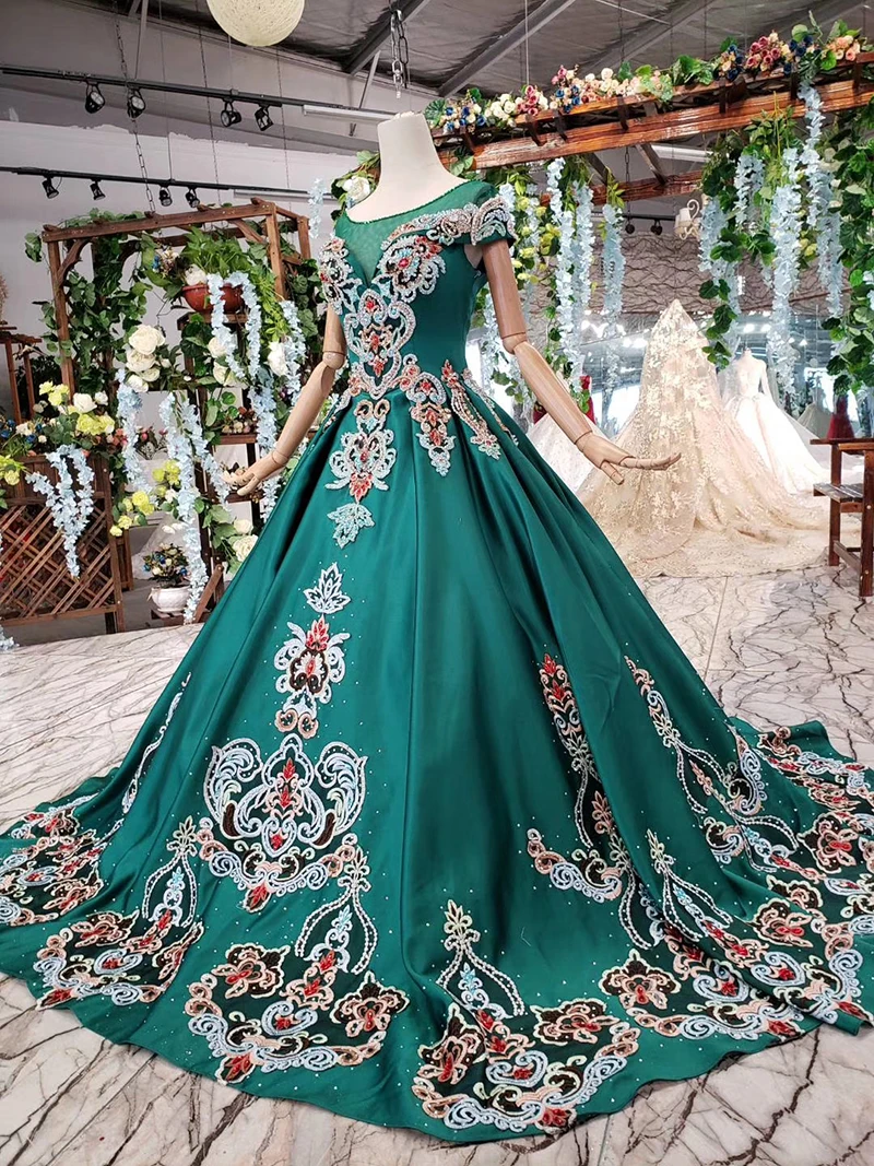 LSS146G атласные вечерние платья а силуэта с круглым вырезом рукавами крылышками