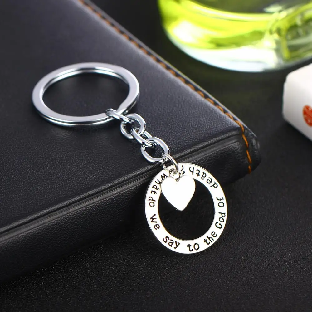 12 шт. оптовая продажа кулон с надписью бог смерти Сердце очаровательный брелок