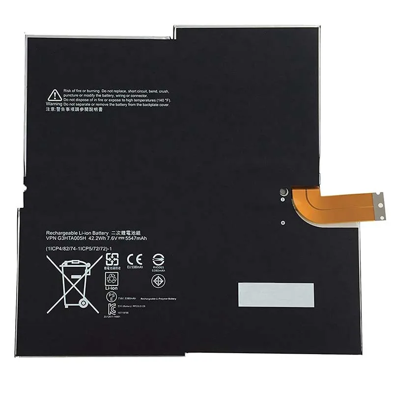 7XINbox 42.2Wh 7 6 V Натуральная MS011301 PLP22T02 батарея для ноутбука Microsoft Surface Pro 3 1631 G3HTA005H G3HTA009H