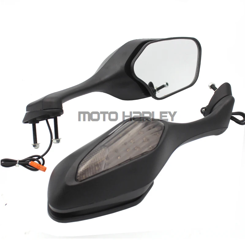 

Motorcycle Motorbike Rearview Mirror LED Turn Signal Light For Honda CBR1000RR CBR 1000 RR 2008-2012