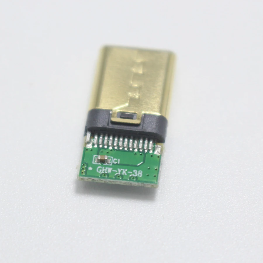 Коннектор EClyxun USB Type-C 3 1 позолоченный 5 контактов комплект быстрая зарядка для