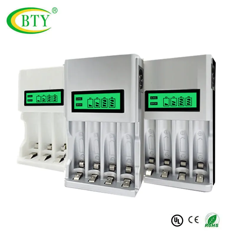 AA Battery nimh 3000 mAh 1.2V 2A Rechargeable Batteries+AA/AAA Charger LCD Display Intelligent Factory Free Shipping | Электроника