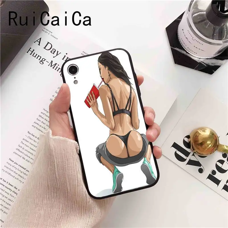 Ruicaica сексуальный Летний чехол для телефона Twerk It Swag oil на заказ iPhone 6S 6plus 7 7plus 8 8Plus X