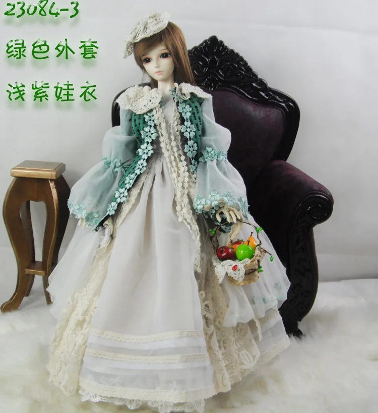 1/4 1/3 на шарнирах, в масштабе пальто+ платье Набор для SD одежды BJD Аксессуары куклы, не включены куклы, обувь, парик и другие аксессуары 18D1556