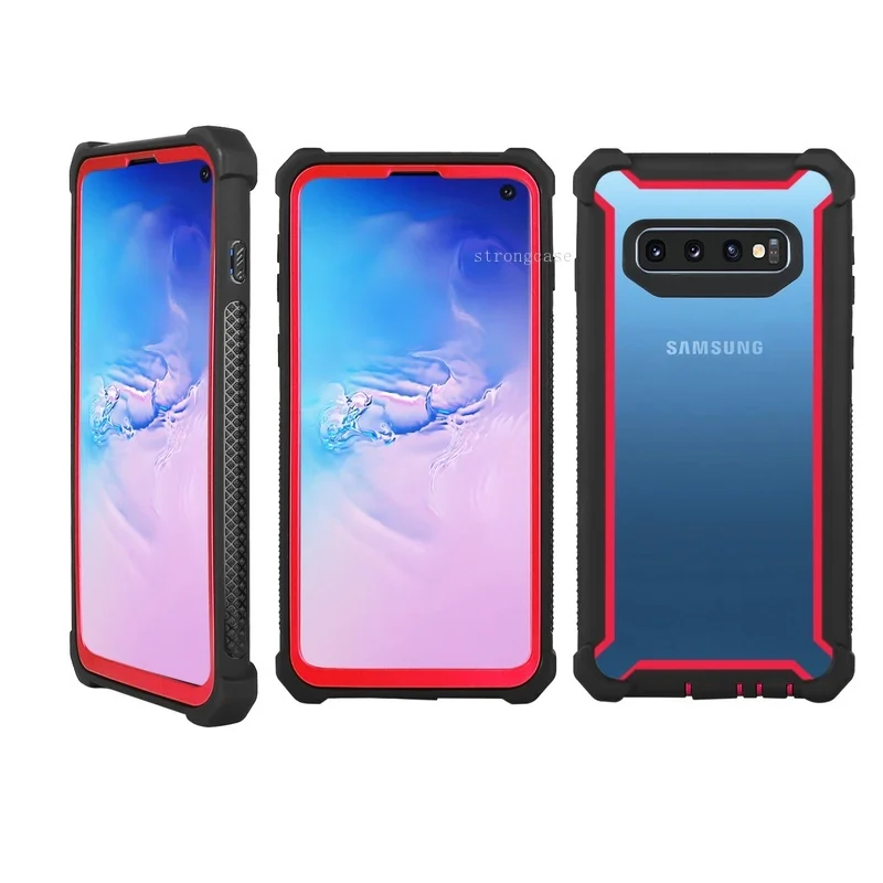 Роскошные 360 Защитный противоударный чехол для samsung Galaxy S10 S10e S8 S9 Plus Note 9 крышка с Экран Протектор Красочные