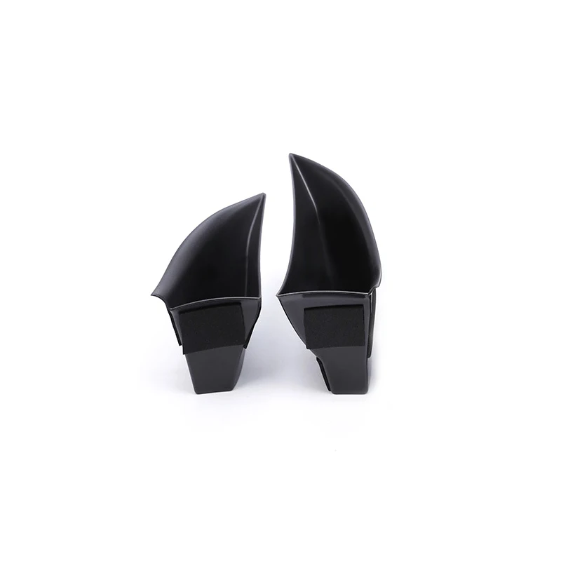 front 2pcs black Для Mercedes Benz S Class W222 S300 S320 S350 S400 дверные ручки подлокотник коробка для хранения Контейнер держатель чехол - Название цвета: front 2pcs black