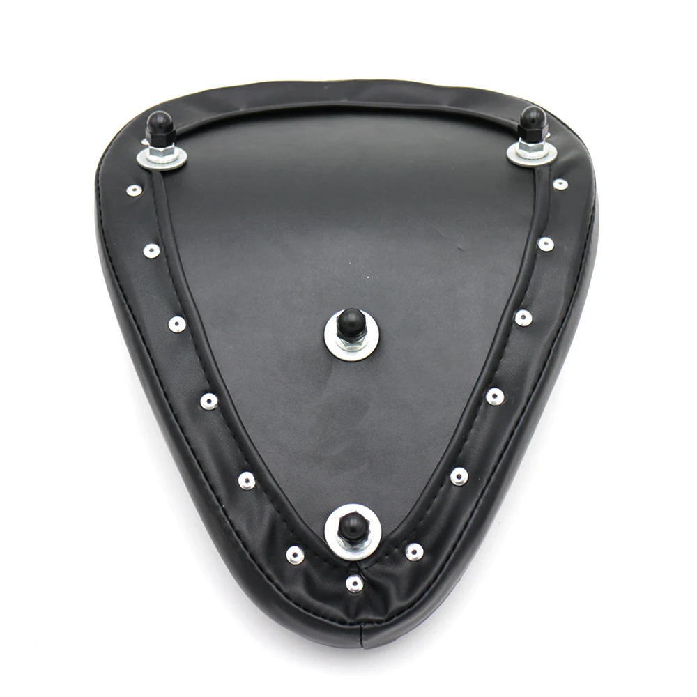 Mooreaxe черный мотоцикл " Solo Весна сиденье водителя мягкое седло для Harley Dyna Sportster XL883 XL1200 Chopper Bobber Пользовательские