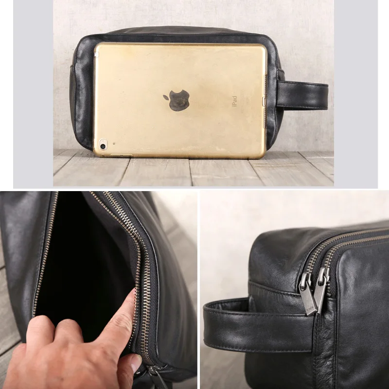 Новинка стильная женская сумка клатч для мужчин Обувь из натуральной кожи