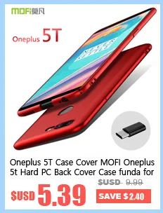 Чехол для Oneplus 5 T, MOFI, Oneplus 5 t, Жесткий Чехол для задней панели из поликарбоната, чехол для 1+ 5 t, задний Жесткий Чехол, защитный чехол для OP5T, чехол