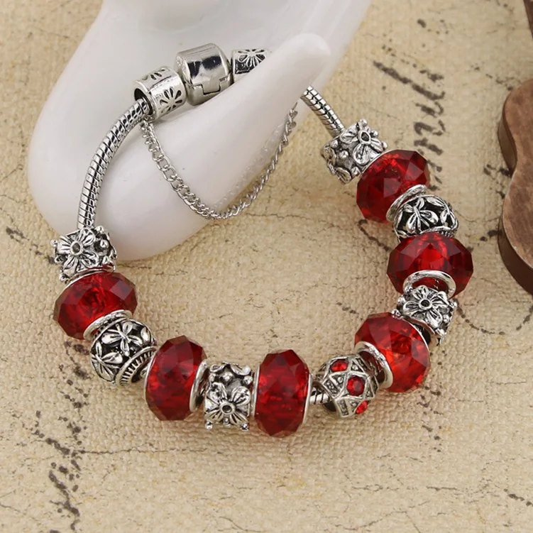 Женский браслет pandora европейский и американский Рождественский из серебра с