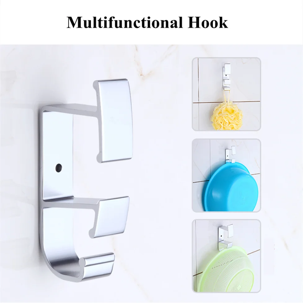 

Крючки для мытья детских ванн, Многофункциональная Вешалка из алюминия золотого, черного, серебряного цветов, водонепроницаемый стеллаж дл...