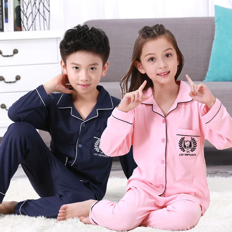 Новая Весенняя коллекция 2019 года Комплект детских пижам одежда для сна с принтом