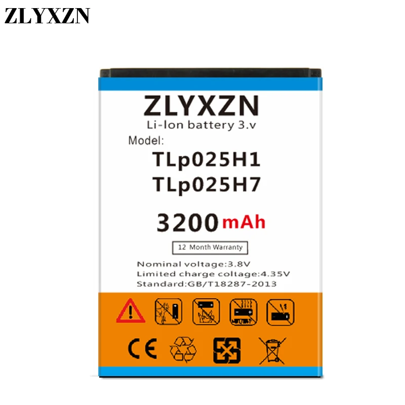 3 85 V 3200 мА/ч TLp025H7 для Alcatel OneTouch Idol 4 OT 5051X 5051D Батарея|Аккумуляторы мобильных