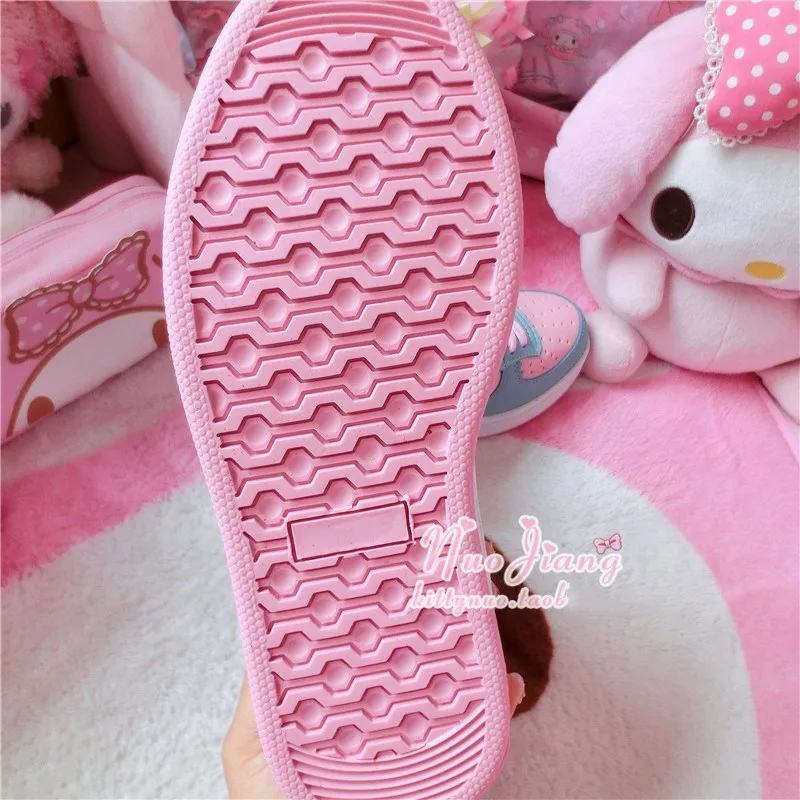 Cute Lolita Women's Anime Harajuku Little Twin Star High Top Casual Shoes image 3