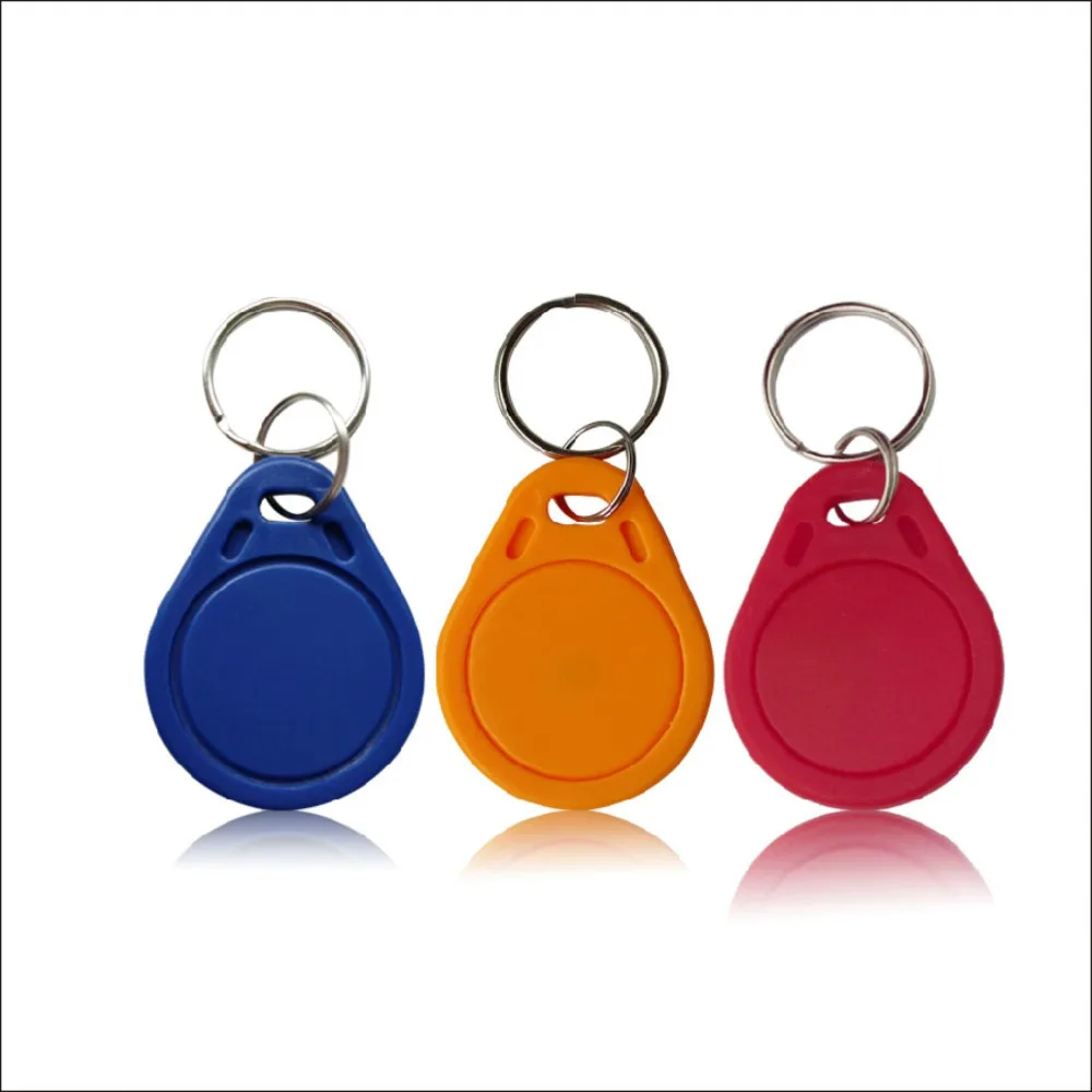 100pcs 13.56Mhz RFID Keyfob Proximity Tags F08 1K Key Ring Token NFC Tag for Access Control | Безопасность и защита