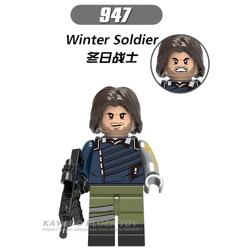 Новый X0217 Супер Герои ЖЕЛЕЗНЫЙ ЧЕЛОВЕК Сокол Вонг Bucky Vision военная машина детские