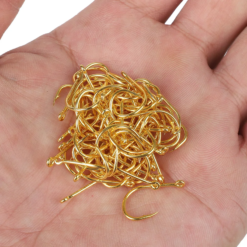 Рыболовные крючки DONQL из высокоуглеродистой стали набор рыболовных крючков 50 шт.