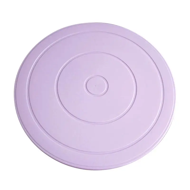 Purple Новинка, красочный поворотный стол для торта, легкая вращающаяся подставка, сделай сам, вращающийся стол для украшения торта, принадлежности для торта - Цвет: Purple