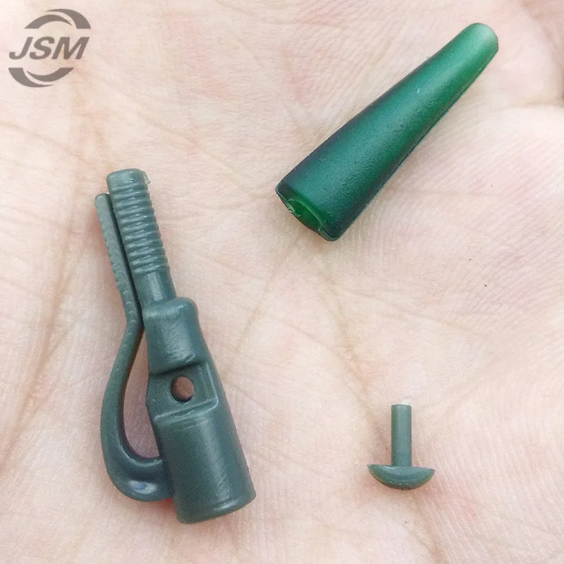 JSM 100 шт. 3 2 см защитные свинцовые зажимы с штифтовой трубкой зеленый кофе ABS