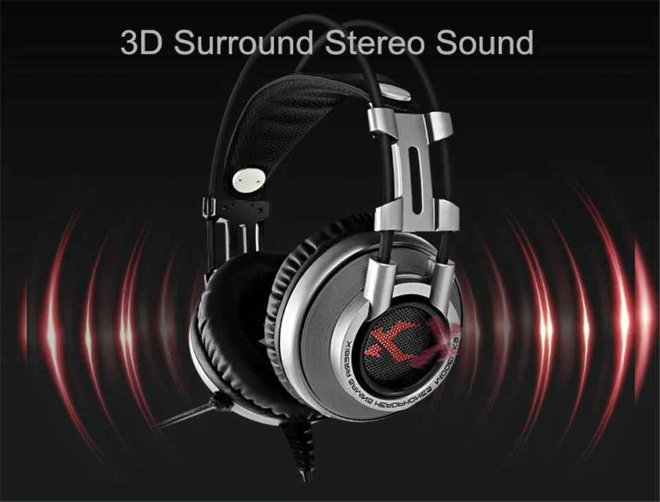 XIBERIA K9 Виртуальная 7,1 Звуковая игровая гарнитура casque лучшие PC Gamer USB стерео бас наушники с микрофоном для игры Cumputer