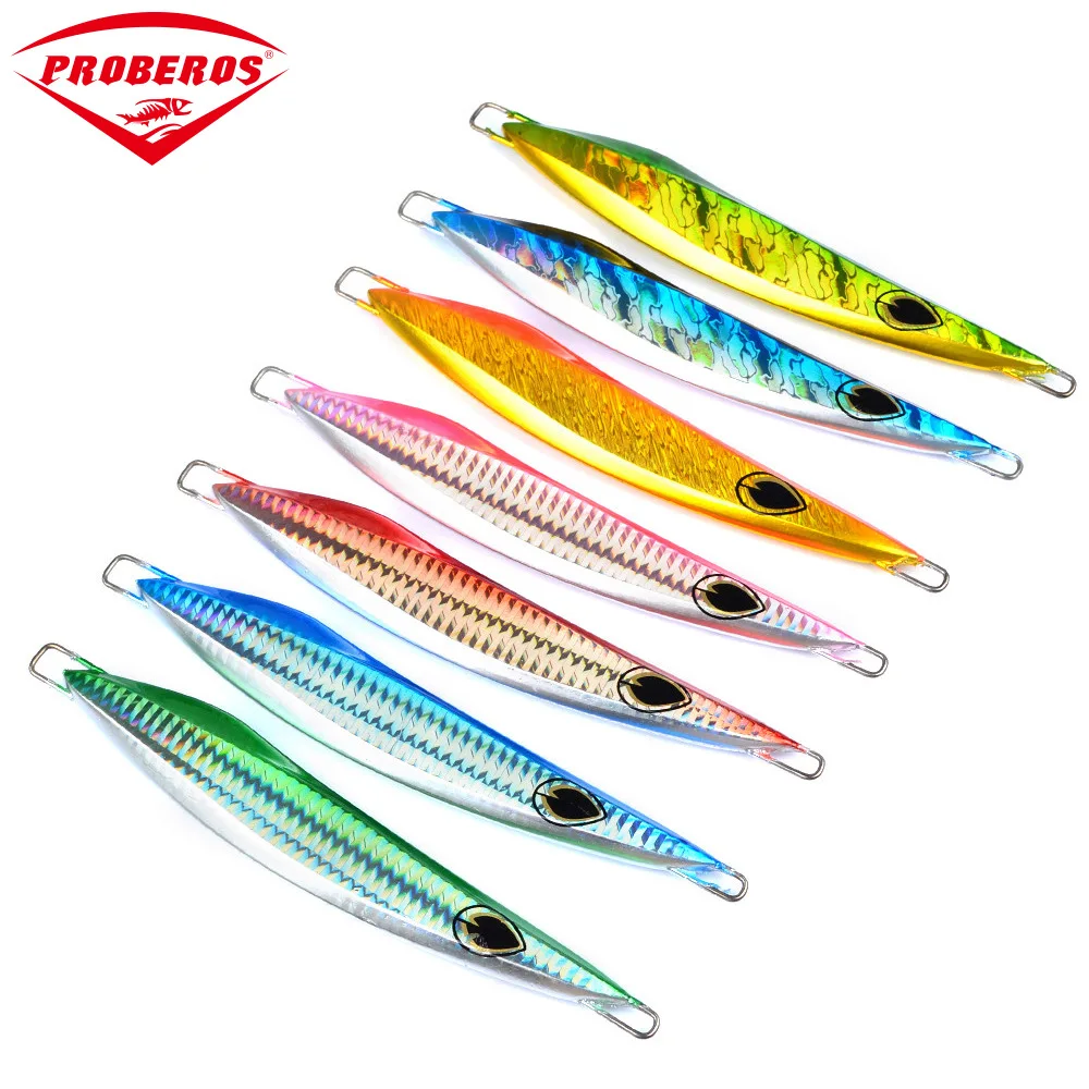 1 шт. ведущий рыбы 175 г Рыбалка приманки 7 цветов воблер Fly литья глубоководная джиг