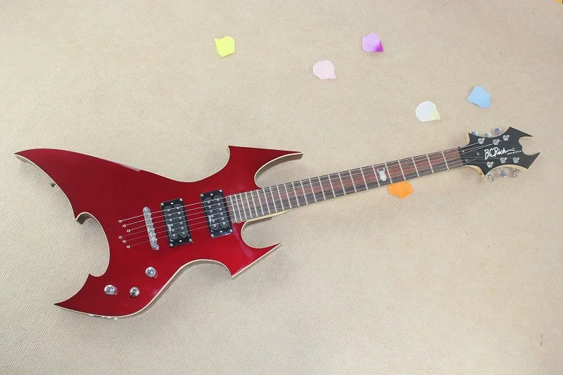 Free shipping 2015 NEW high quality B.C Rich sigmature special Alien metallic Red electric guitar in stock 15-9 | Спорт и