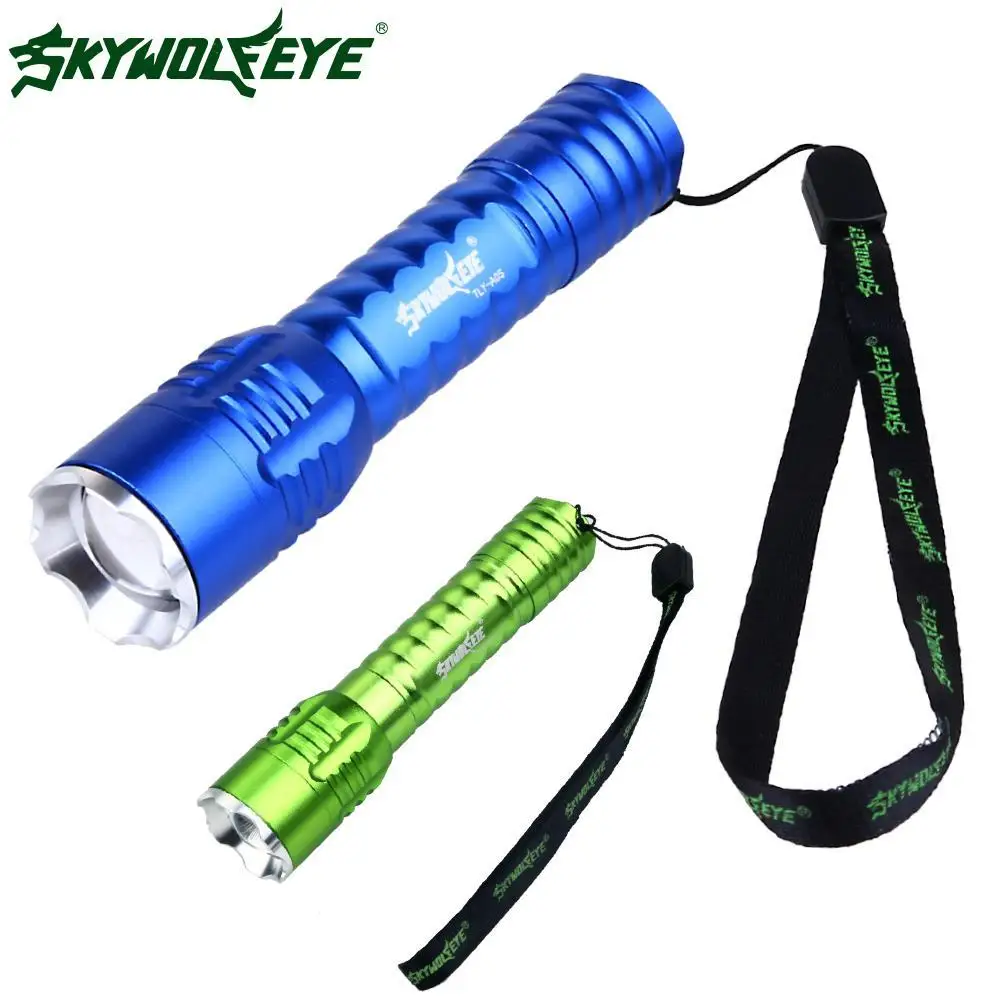 SKYWOLFEYE Q5 светодиодный тактический фонарь лампа 3 режима мини фонари для улицы 1*18650