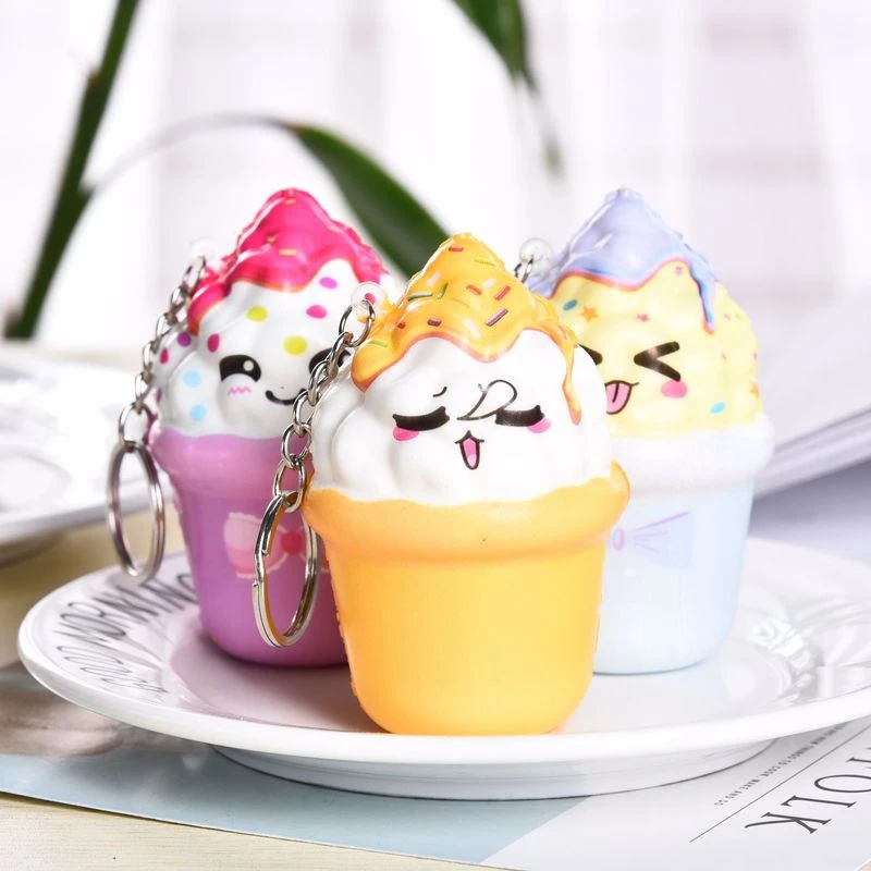 Сжимаемые игрушки медленно поднимающиеся Ароматические узоры брелок для