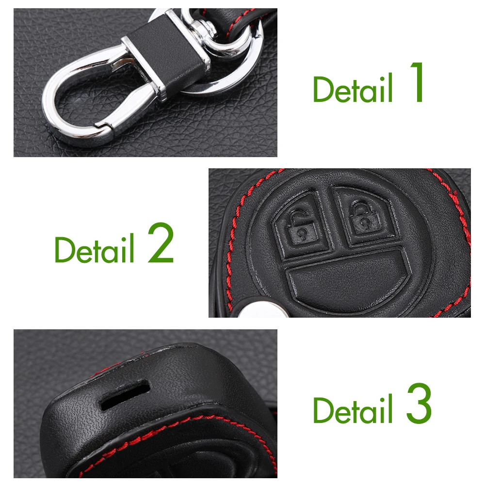 2 кнопки чехол для ключей автомобиля Брелок Suzuki Amagatarai Grand Vitara Swift Ignis SX4 Liana Aerio Jimny XL7