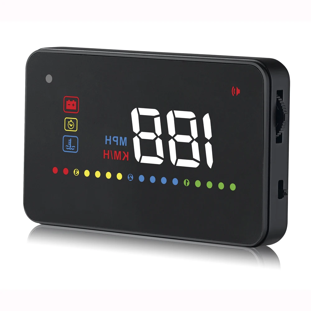 XYCING A200 Автомобильный дисплей лобового стекла спидометр OBD2 HUD скорость вождения RPM
