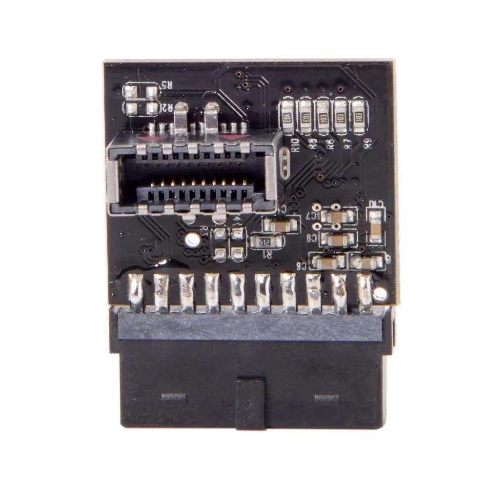 USB 3 1 Разъем передней панели к 0 20 контактный разъем Штекерный удлинитель адаптер