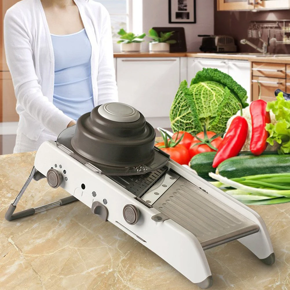 Creative Stainless Steel Adjustment Knob Mandoline Slicer Manual Fruit Vegetable Potato Peeler Carrot Cutter Shredders Grater | Дом и сад