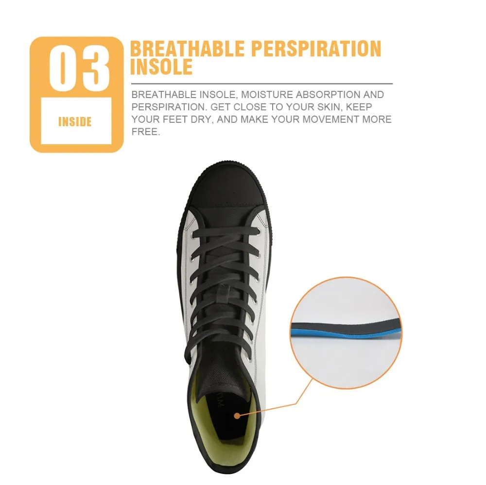 WHEREISART/высокие женские кроссовки классические парусиновые с милым 3D изображением