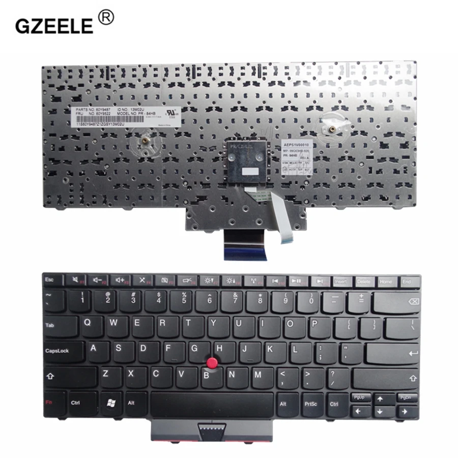 GZEELE новая английская клавиатура для ноутбука Lenovo IBM Thinkpad Edge E13 E30 13 E31 60Y9473 60Y9508 3