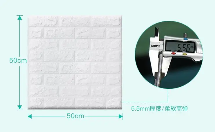10 шт./лот DIY 3D кирпичные панели обоев из ПЭ пены Декорации для комнаты каменные