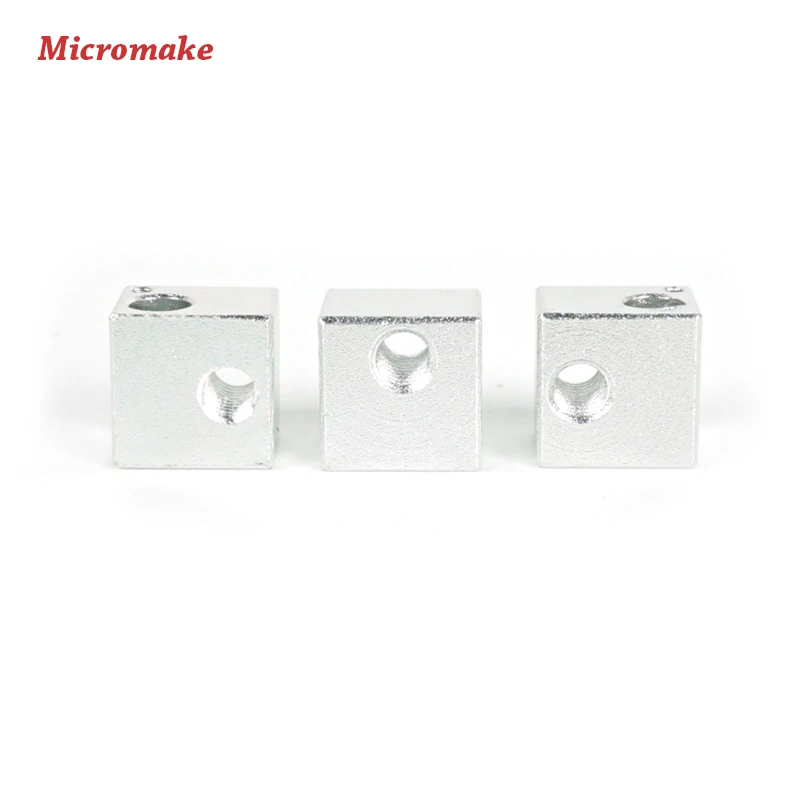 Micromake 3D-принтеры Запчасти 1 шт. алюминиевые нагревательные Блок 16*16*12 мм