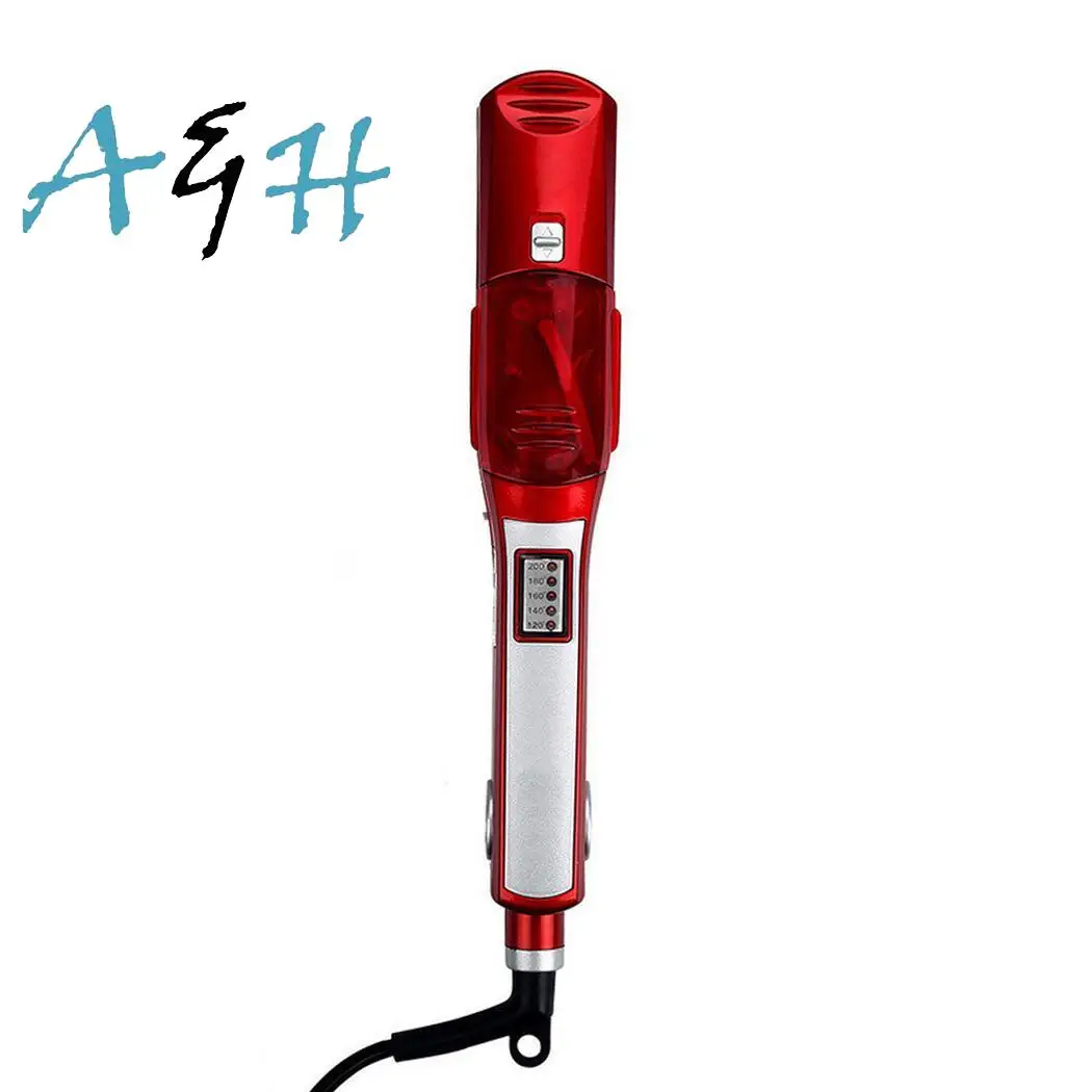 Электрический Керамический паровой сухой влажный выпрямитель для волос приборы
