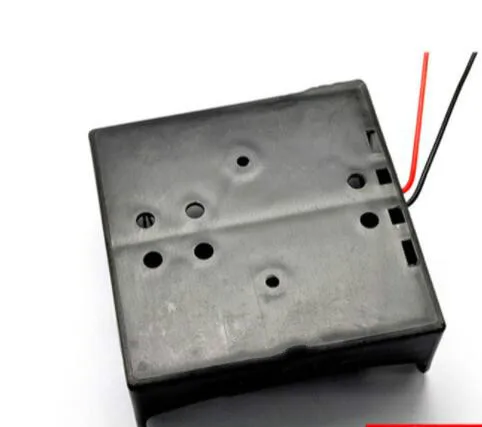 1 шт. провод этилированный держатель батареи коробка без крышки для 2 x D Размер 3V