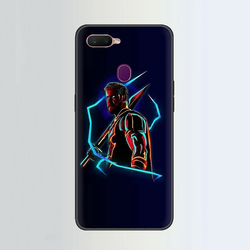 B7 Марвел Супергерои из “Мстителей” силиконовый чехол для телефона для OPPO R17 R15 F11 Pro R11 R9 S A77 A73 A83 A7 A37 A59 A5 - Цвет: B7