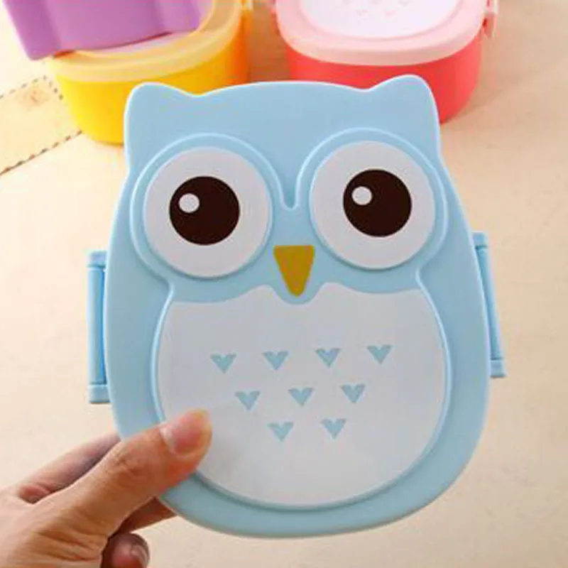 Приставка для обеда с соусом в виде совы контейнер еды подогревом детей ложкой
