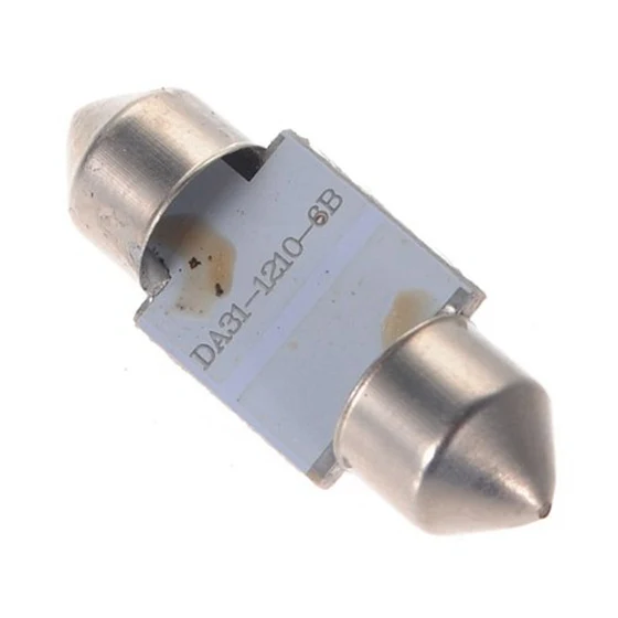 Фирменная Новинка 2x C5W светодиодный 6 SMD 31 мм ксеноновая лампа челнок потолочный