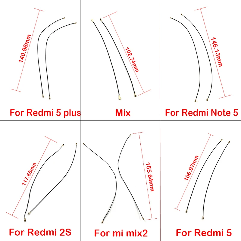 Гибкий кабель для xiaomi Mi Mix 2 S Wi Fi антенна коннектор сигнала 6 8 MIX2 SE Redmi S2 3 3S 4 Note 5 5A