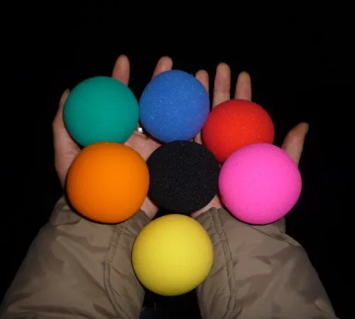 

50pcs Super sponge ball (6cm) multicolor Magic Tricks Appearing/Vanishing Ball Magie Stage Close Up Street Gimmick Classic Toys