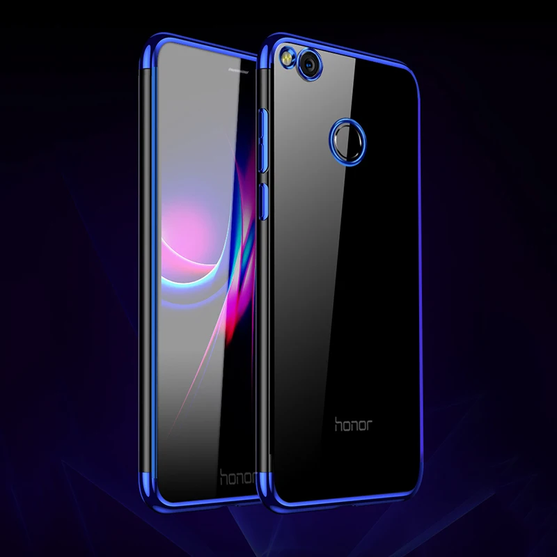 Чехол MUCHI для Huawei Honor 8 Lite роскошный мягкий прозрачный чехол с лазерным покрытием