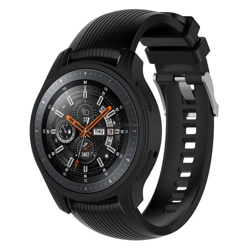 Силиконовый мягкий защитный чехол для Samsung Galaxy Watch 46 мм Gear S3 Frontier | Электроника
