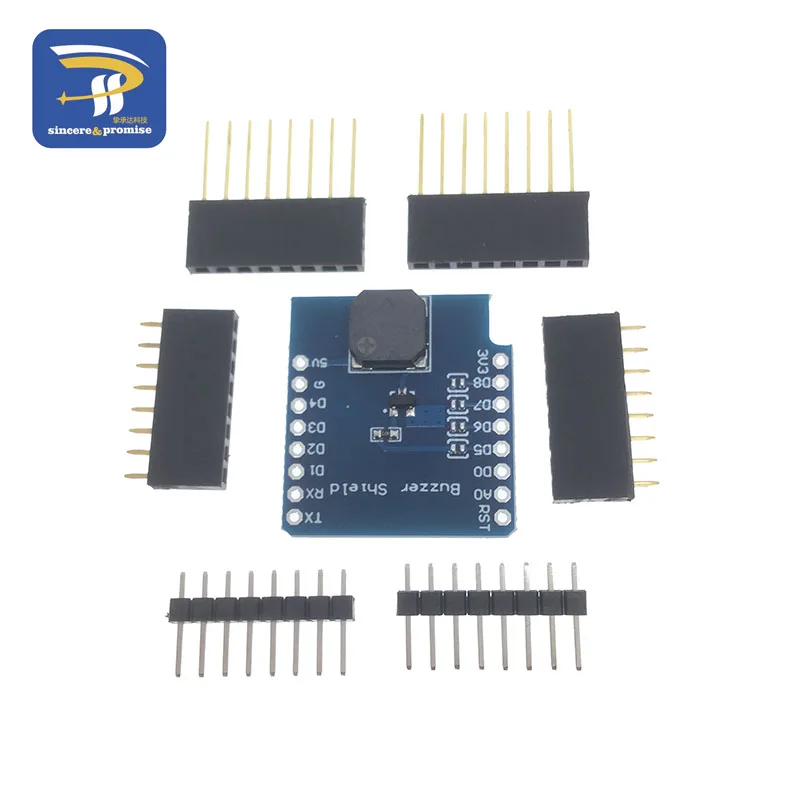 Щит зуммера V1.0.0 ESP8266 D1 mini для модуля Arduino wemos интеллектуальная электроника |