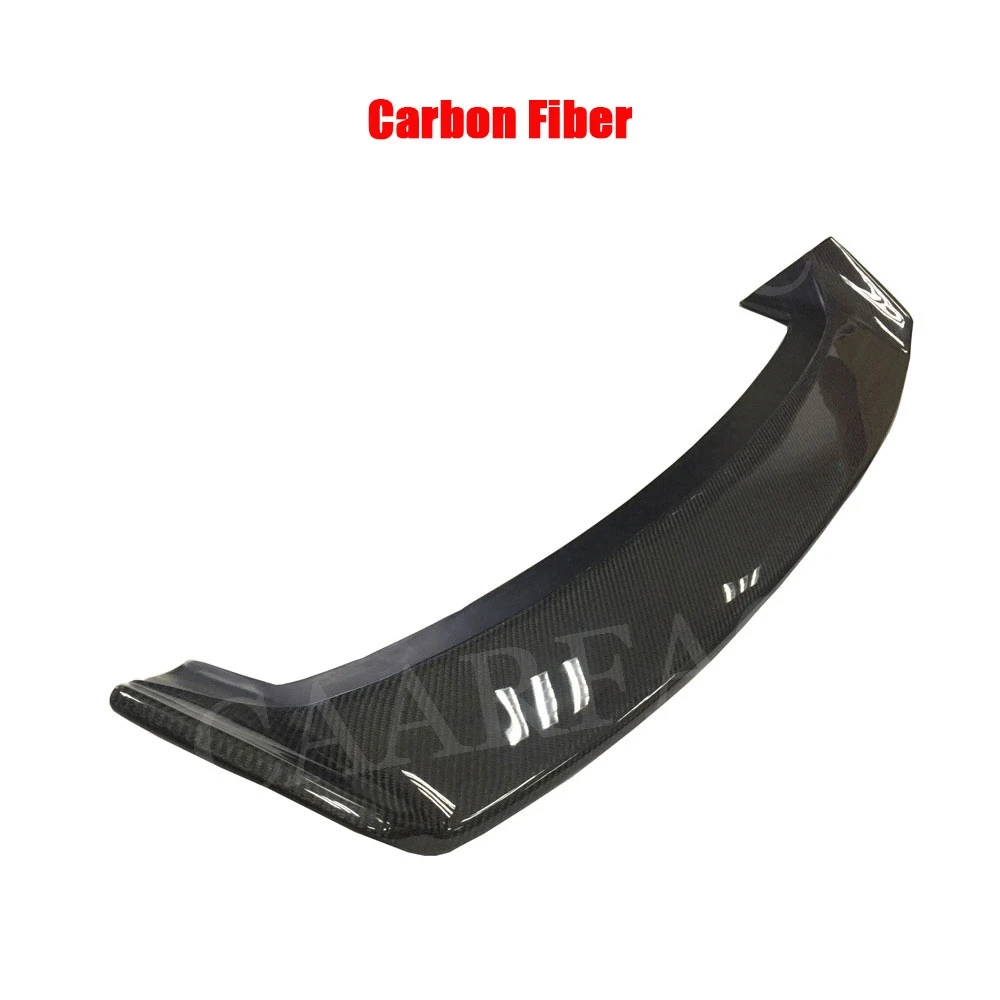 Carbon Fiber Задний спойлер для Volkswagen VW Golf 7 7,5 VII MK7.5 GTI R- NP Стиль лобовое стекло фартуки крылья багажник автомобиля Стикеры - Название цвета: Carbon Fiber